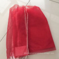 Saco de malha de lenha mono, costura inferior e top com cordão
